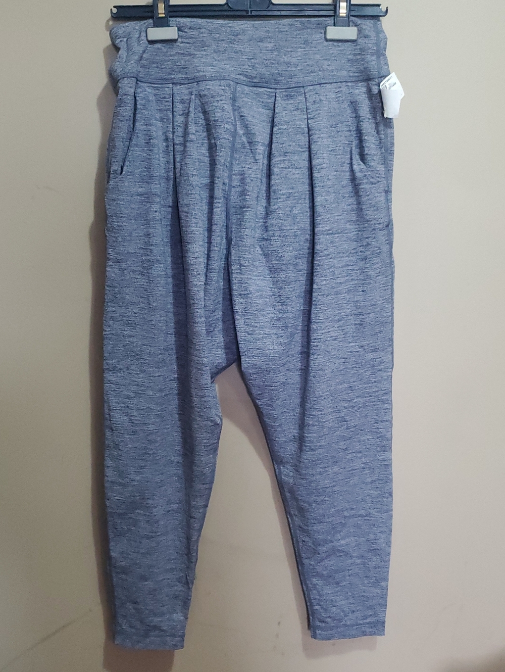 Lululemon Happy Hathra Crop Pants Heathered Blue/grey Colorway Size 6